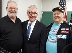 Dave Sassman, Secretary Chuck Hagel & Don Hawkins