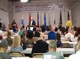 Mayors Welcome Home Program in the Market Place at the Marion County Fairgrounds