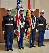 Marine Color Guard at the Marine Corps Ball